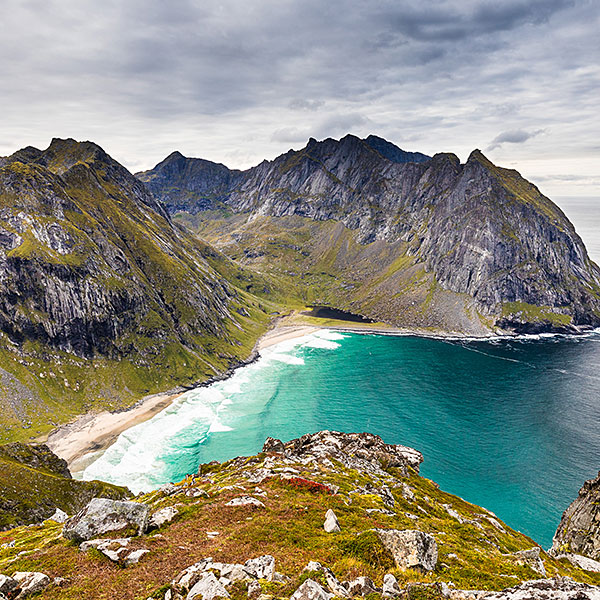 Norway - Lofoten Islands - Kvalvika Beach